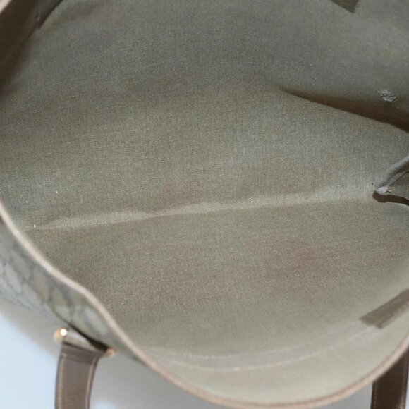 GUCCI GG Supreme Tote Bag PVC Beige Gold 39 02 061 Auth ep9449 - Picture 11 of 16